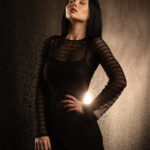 studyjne zdjecie z deszczem